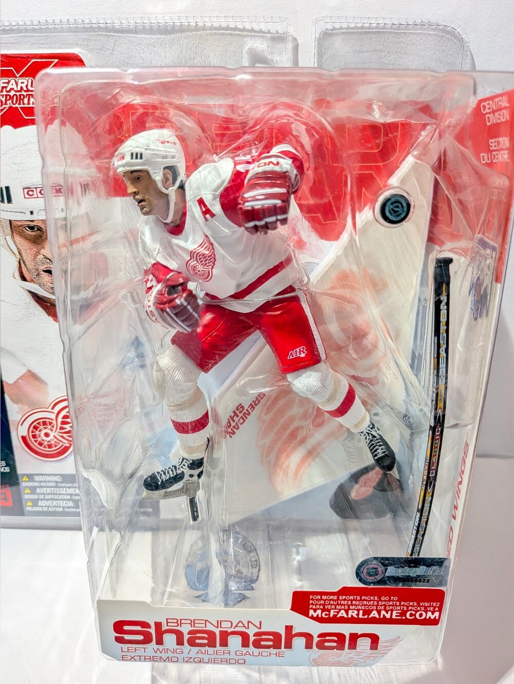 2003 Brendan Shanahan, Detroit Red Wings – McFarlane Sports Picks NHL Figure VTG